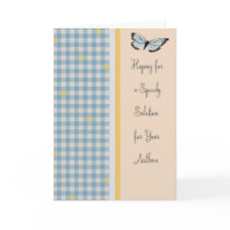 Get Well Soon Card for Asthma with Butterfly