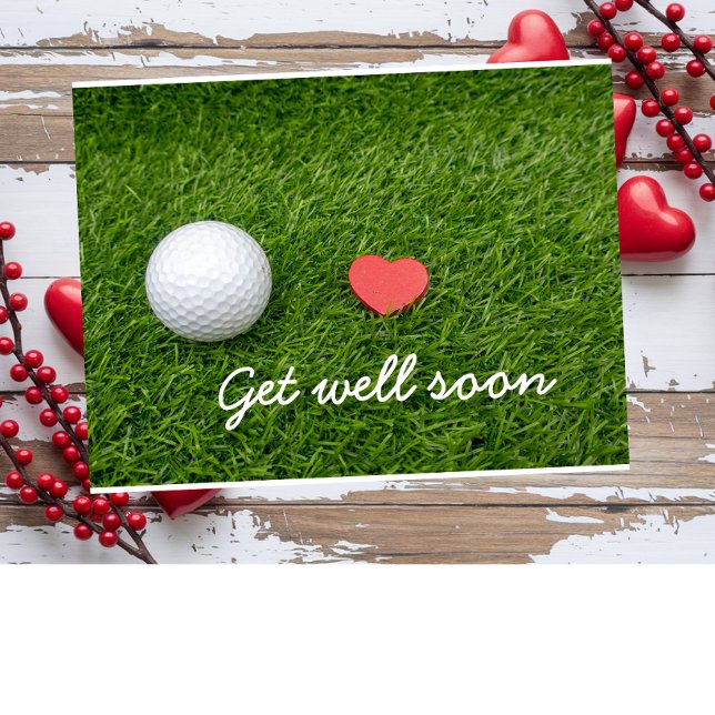 Get well soon card to golfer (Creator Uploaded)