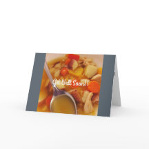 Get Well Soon Chicken Soup Card