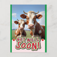 get well soon cows