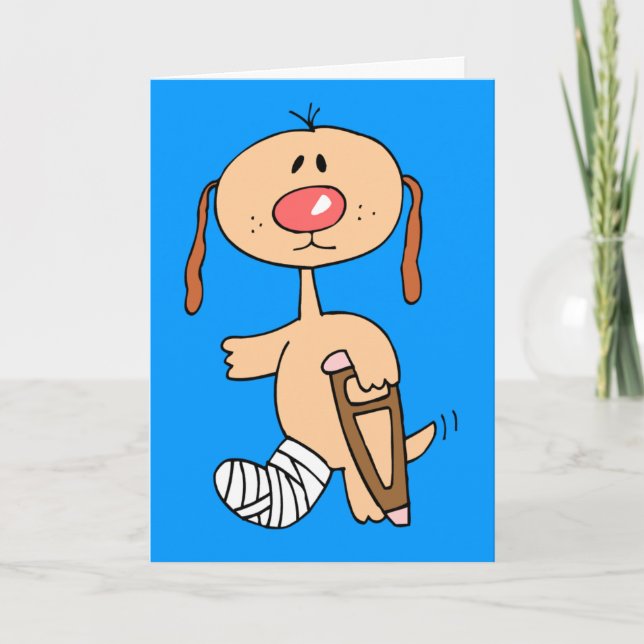 Get Well Soon Cute Card (Front)