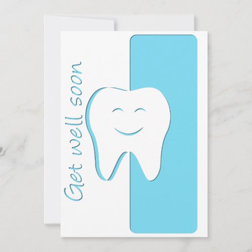 Get well soon _ Dentist Card
