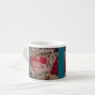 Get Well Soon! Espresso Mug for Cat Lovers 