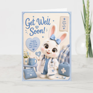 Get Well Soon f/ Dr. Mochi of the Baby Bun Buns Card