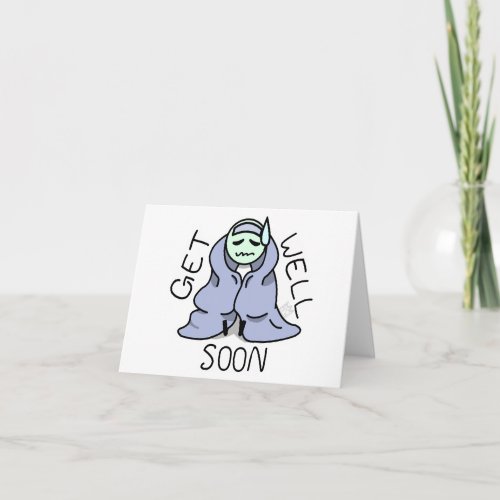 Get Well Soon _ Feeling Sick Stick Figure Card