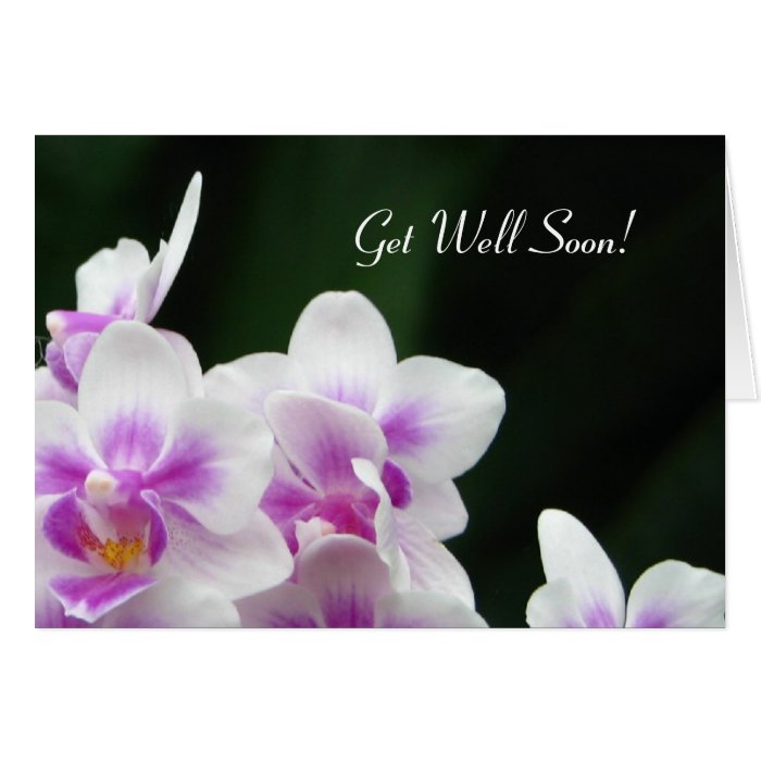 Get Well Soon Floral Greeting Card