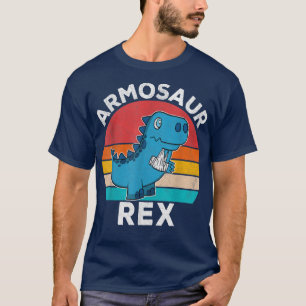 Get Well Soon For Armosaur Rex Dinosaur Broken Arm T-Shirt