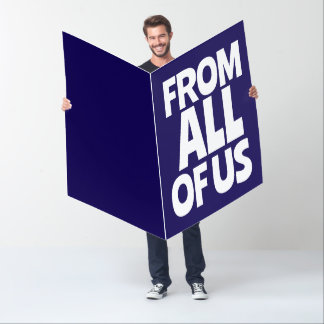 GET WELL SOON FROM ALL OF US BIG GREETING CARD
