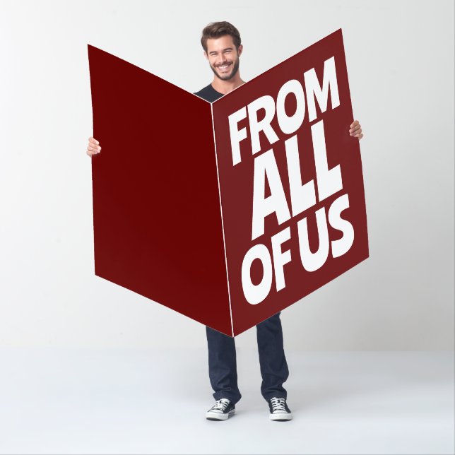 GET WELL SOON FROM ALL OF US BIGGEST CARD (In Situ)