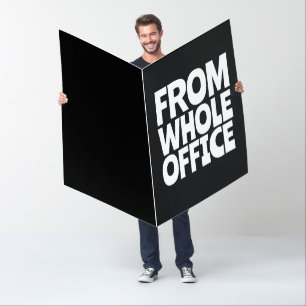 GET WELL SOON FROM OFFICE BIGGEST CARD