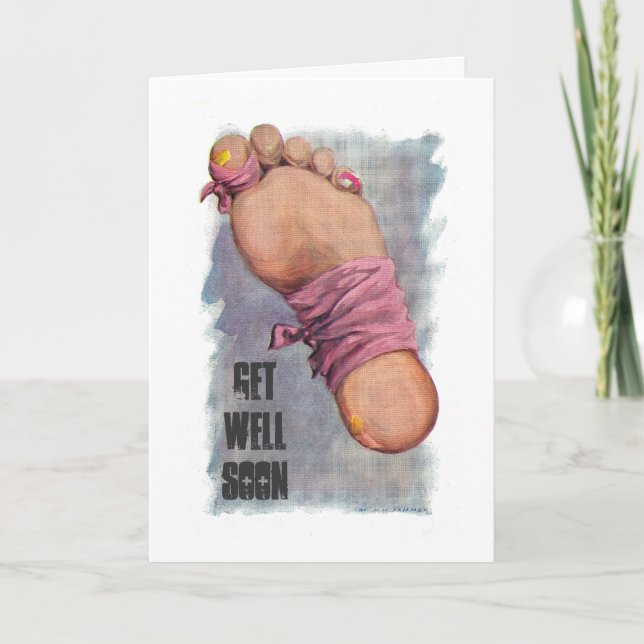 Get Well Soon from Surgery - Injury Card (Front)