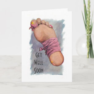 Get Well Soon from Surgery - Injury Card