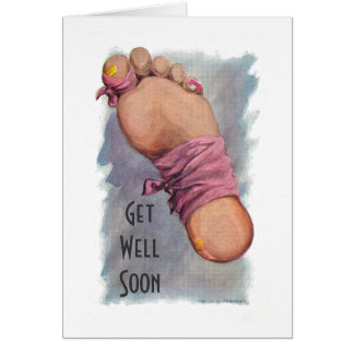 Get Well Soon from Surgery - Injury Card