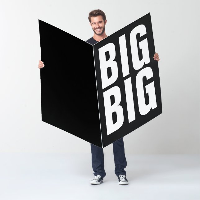 GET WELL SOON GIANT BIG HUGE CARD (In Situ)