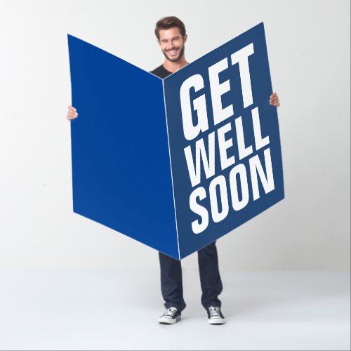 GET WELL SOON GIANT BIGGEST BIG GREETING CARDS