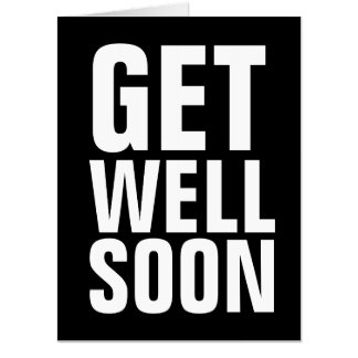 GET WELL SOON GIANT JUMBO HUGE CARDS