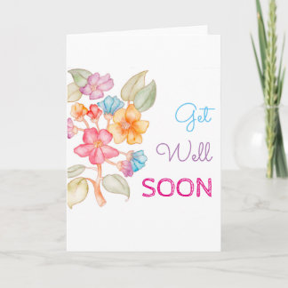 Get Well Soon greeting card