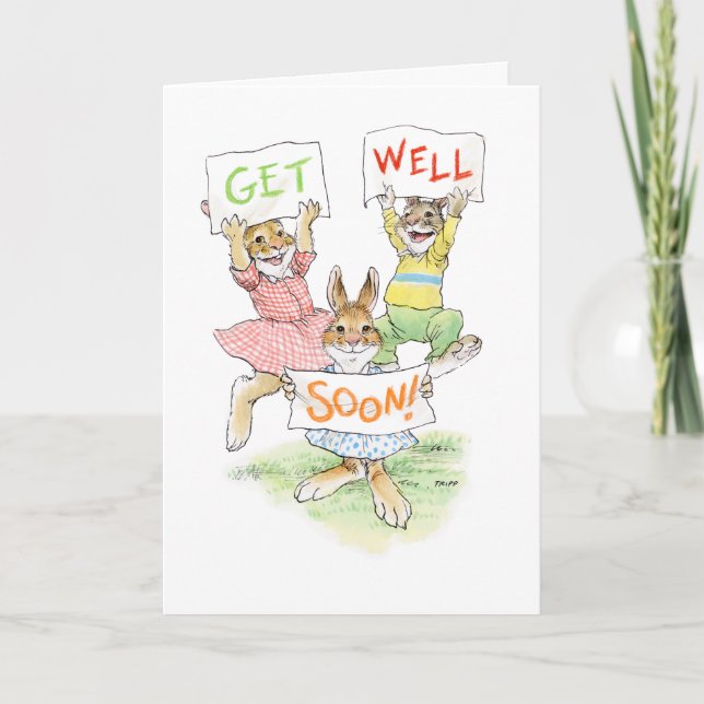 Get Well Soon Greeting Card (Front)