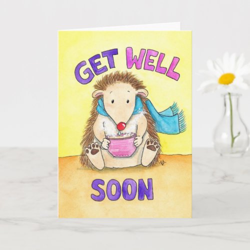 Get well soon greeting card by Nicole Janes