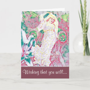 Get Well Soon - Guardian Angel Card