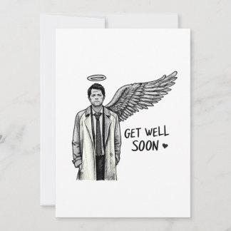 Get well soon holiday card