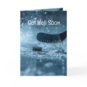 Get Well Soon Ice Hockey Sport Card