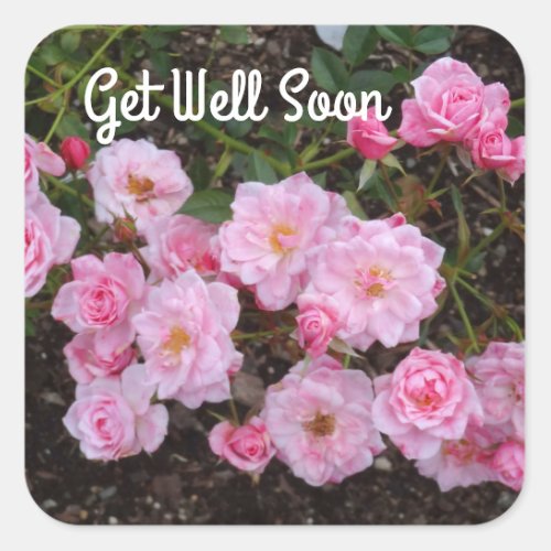 Get Well Soon Jeanne LaJoie Rose 1 Stickers