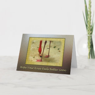 Get Well Soon Knee Surgery Card