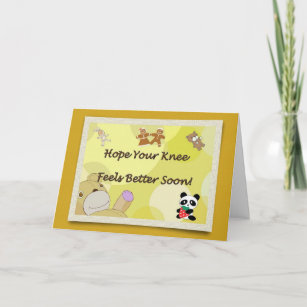 Get Well Card Cute Teddy Bear Get Well Soon Flo - Folksy