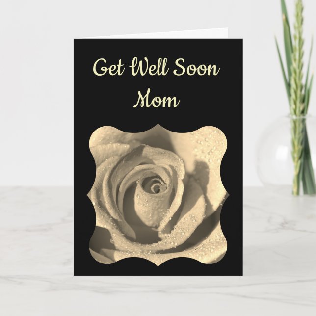 Get well soon Mom Card (Front)