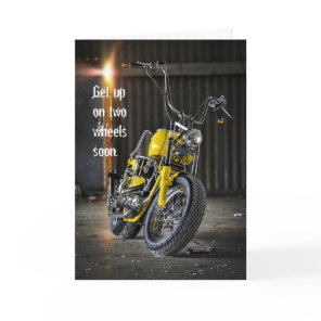 Get Well Soon Motorcycle Accident Card