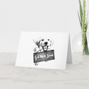 **GET WELL SOON** NOT A SUGGESTION-AN "ORDER" CARD
