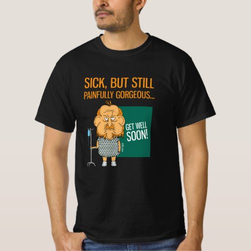 Get well soon _ old grumpy man cartoon funny T_Shirt