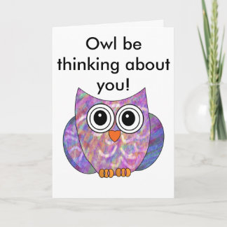 Get Well Soon Owl Card