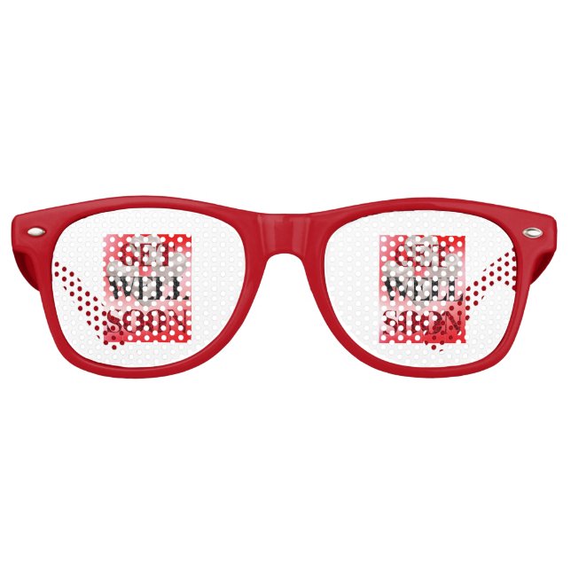 Get Well Soon Party Retro Sunglasses (Front)