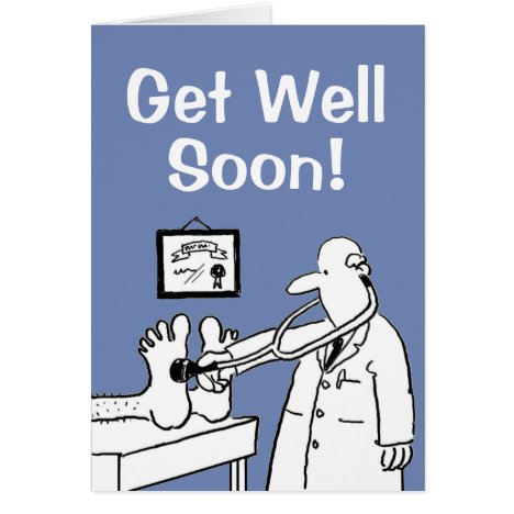 Get Well Soon - Personalise Inside Message Card