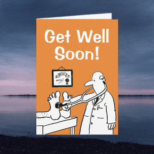 Get Well Soon - Personalize Inside Message Card