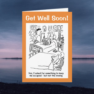 Get Well Soon - Personalize Inside Message Card