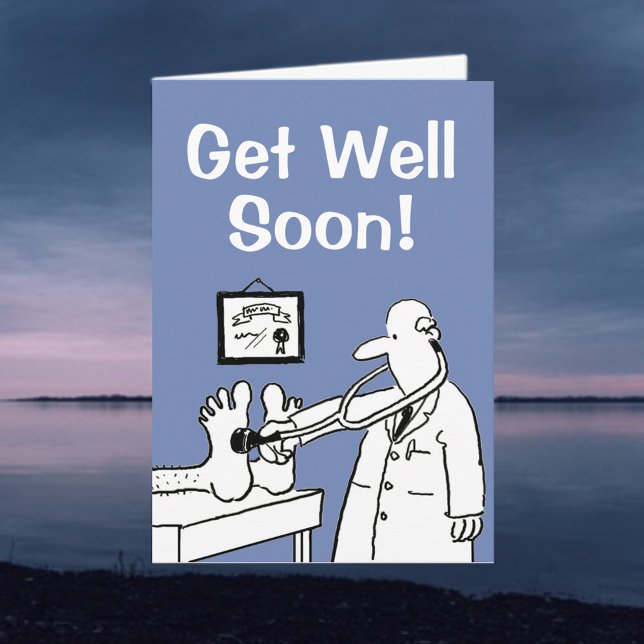 Get Well Soon - Personalize Inside Message Card (Creator Uploaded)