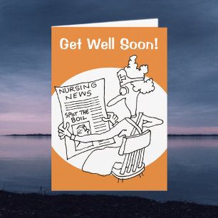 Get Well Soon - Personalize Inside Message Card