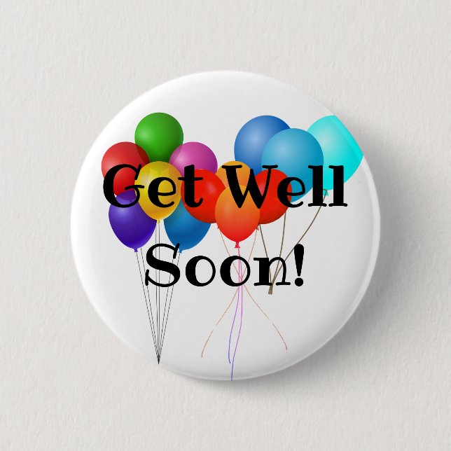 Get Well Soon pin/ Button (Front)