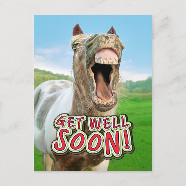 GET WELL SOON POSTCARD (Front)