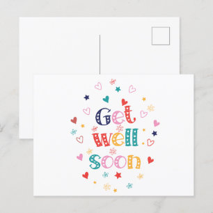 Get Well Soon Postcard