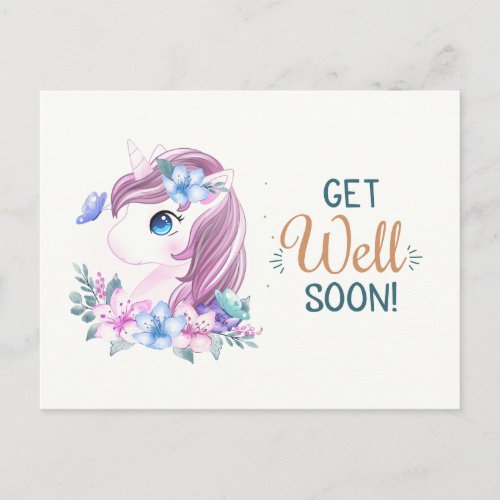 Get Well Soon Postcard