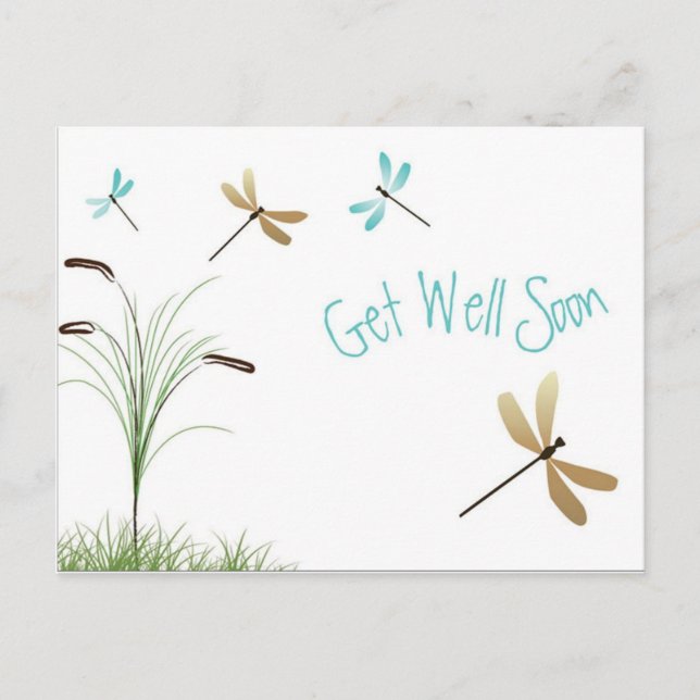 get well soon postcard (Front)