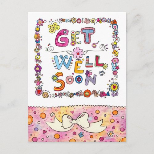 Get Well Soon Postcard