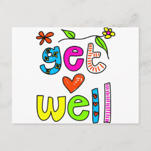 Get Well Soon Postcard