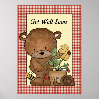 Get Well Soon Posters | Zazzle