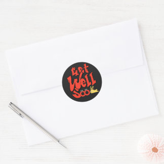 Get Well Soon Pre Cut Sticker