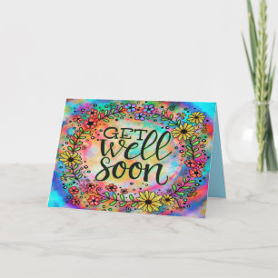 Get Well Soon Pretty Floral Card